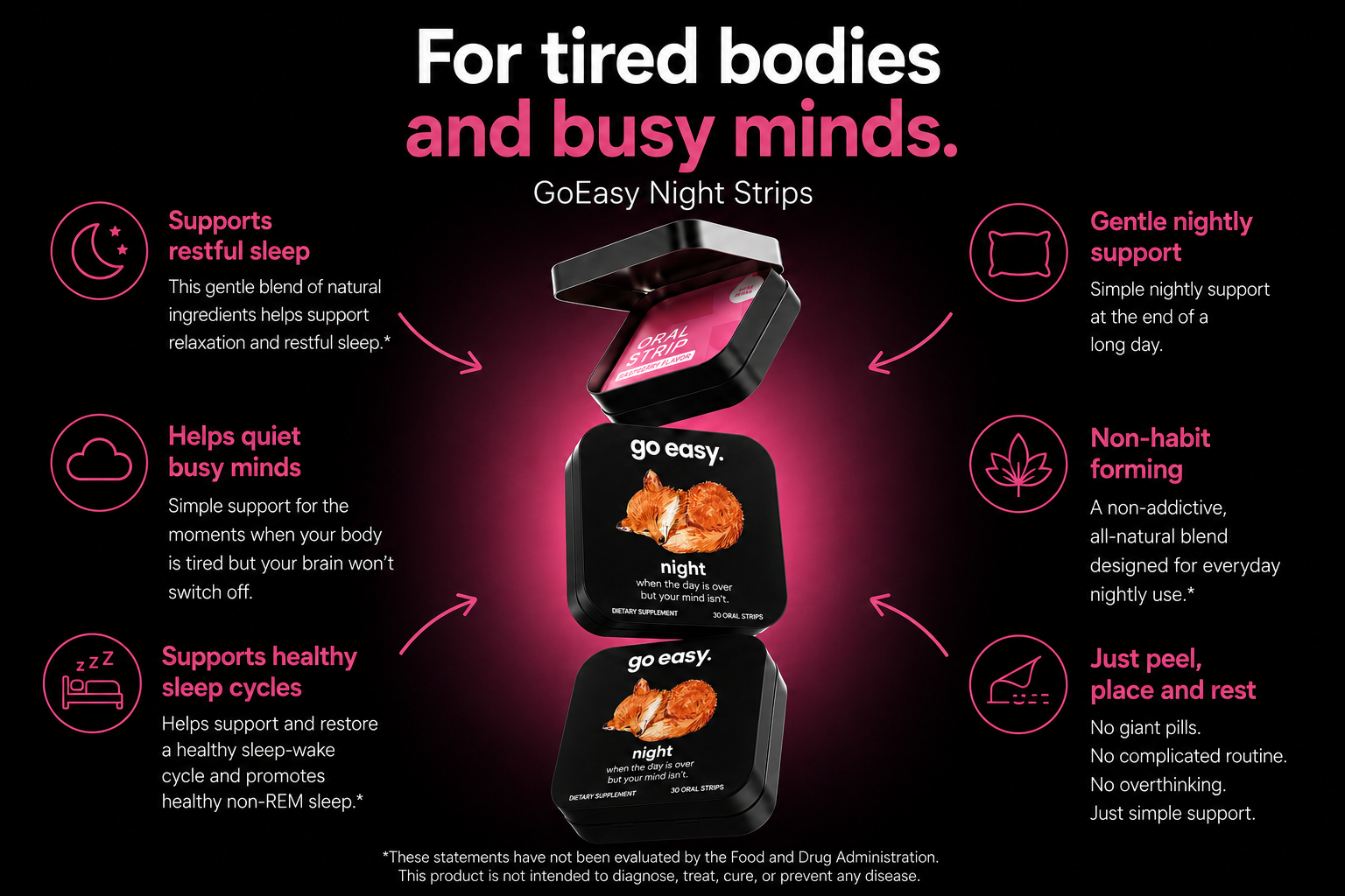 GoEasy Night Strips | For Tired Bodies & Busy Minds