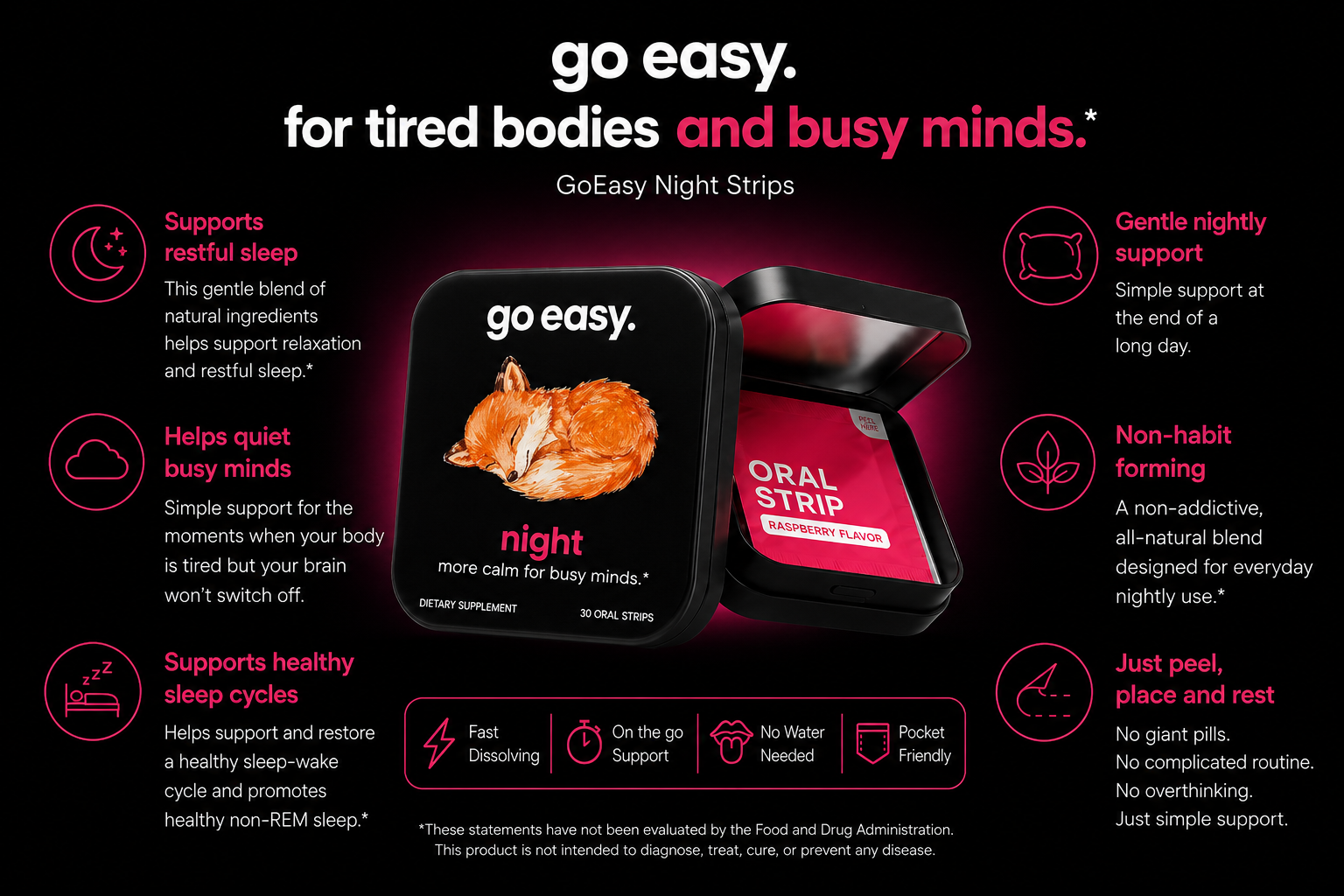 GoEasy Night Strips | For Tired Bodies & Busy Minds